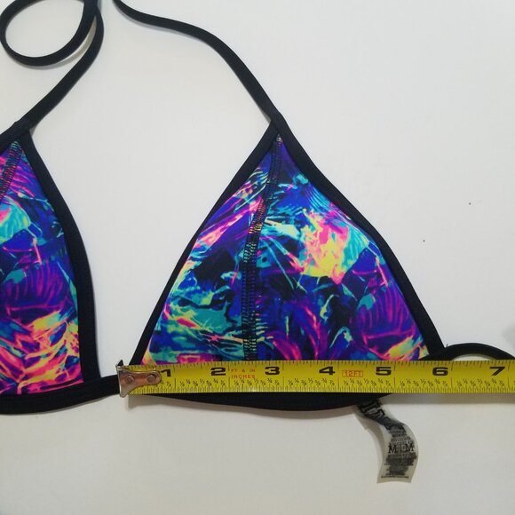PINK Victoria's Secret Swim Triangle Padded Bikini Top Size M - Picture 3 of 6